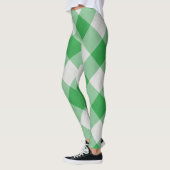 Leggings grün/weiß (Links)