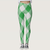 Leggings grün/weiß (Vorderseite)
