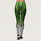 Leggings ~ grün weiß ~ Original (Rückseite)