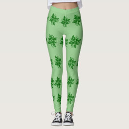 Leggings - Grüne Holly-Branchen