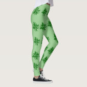 Leggings - Grüne Holly-Branchen (Rechts)