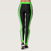 Leggings-grüne laufende Neonhosen Leggings (Rückseite)