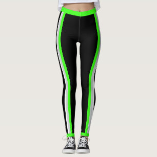 Leggings-grüne laufende Neonhosen Leggings