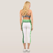 Leggings - Grüne Streifen (Rückseite)