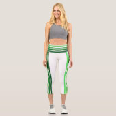 Leggings - Grüne Streifen (Vorderseite)