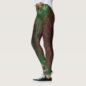 Leggings ~grüne Weihnachten (Links)