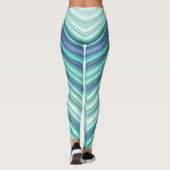 Leggings ~ grünes blaues Aqua ~ Original (Rückseite)