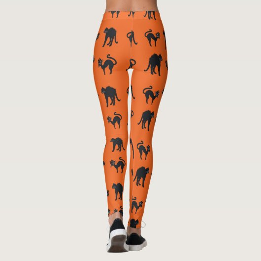 Leggings Halloween Cats (Rückseite)