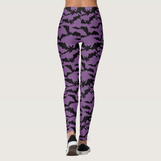Leggings-Halloween-Fledermäuse Leggings (Rückseite)