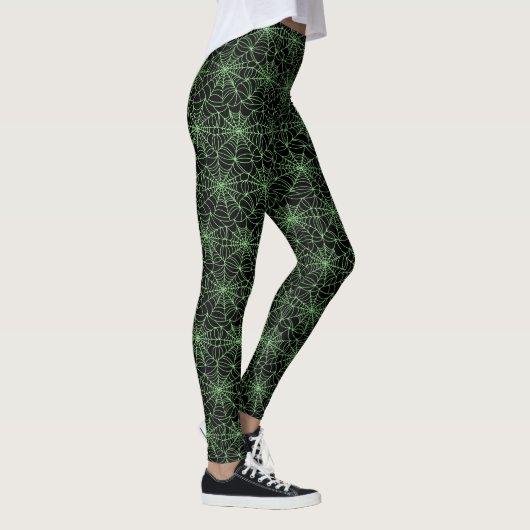 Leggings-Halloween-Spinnennetze Leggings (Rechts)
