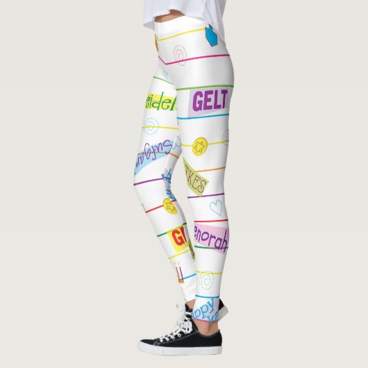 Leggings Hanukkah Design (Links)