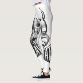 Leggings Heavy Metal Faust mit Adler Totenkopf (Links)