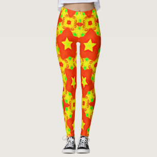 Leggings ~ Hellrotes Gelbgrün ~ Original