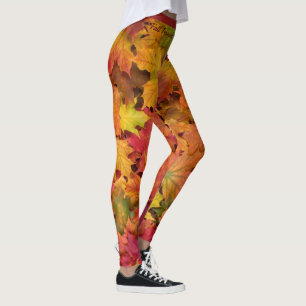 Leggings Herbstlaub Yoga Herbstpfeiler