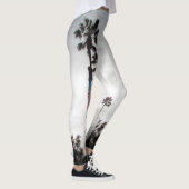 Leggings - Hinterbeleuchtete Palmen (Rechts)