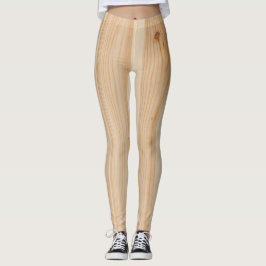 Leggings-Holzstruktur Leggings