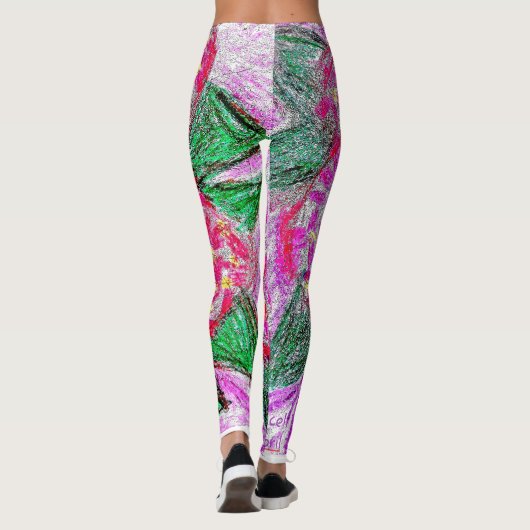 Leggings Hydrangea (Rückseite)