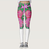 Leggings Hydrangeas (Vorderseite)