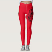 Leggings "I Liebe My VNVLV MC Man" mit Artwork (Vorderseite)