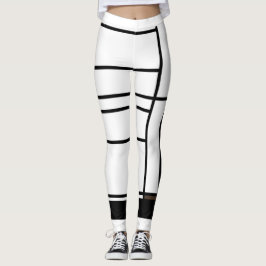 Leggings I mit braun