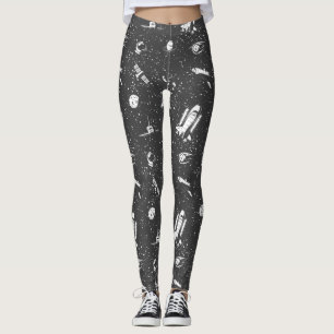 Leggings im coolen Weltraum
