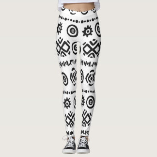 Leggings im Ethnic-Boho-Stil