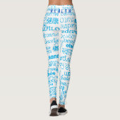 Leggings im Gesundheitswesen Multi Language Word (Rückseite)