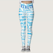 Leggings im Gesundheitswesen Multi Language Word (Vorderseite)
