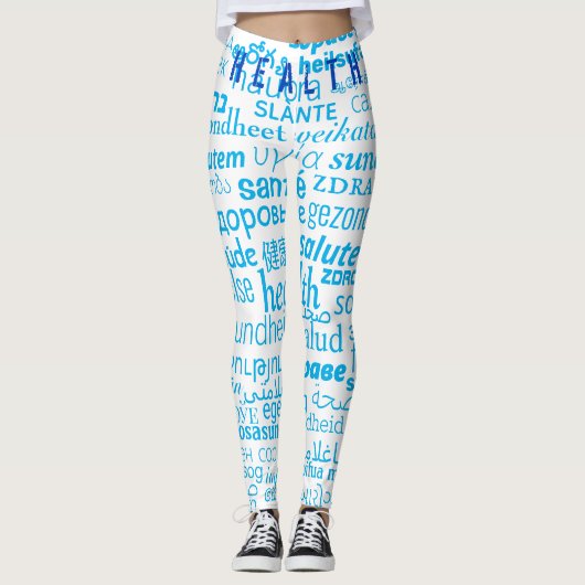 Leggings im Gesundheitswesen Multi Language Word (Vorderseite)