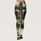 Leggings im Goldstil (Rückseite)