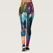 Leggings im Herbstwald (Rückseite)