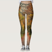 Leggings im Herbstwald (Vorderseite)