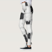 Leggings im klassischen Stil mit grober Steppnaht (Links)
