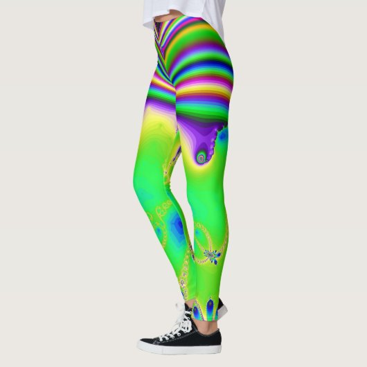 Leggings im lustigen Regenbogenstil (Links)