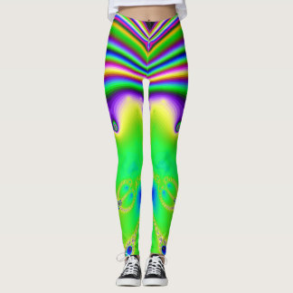 Leggings im lustigen Regenbogenstil