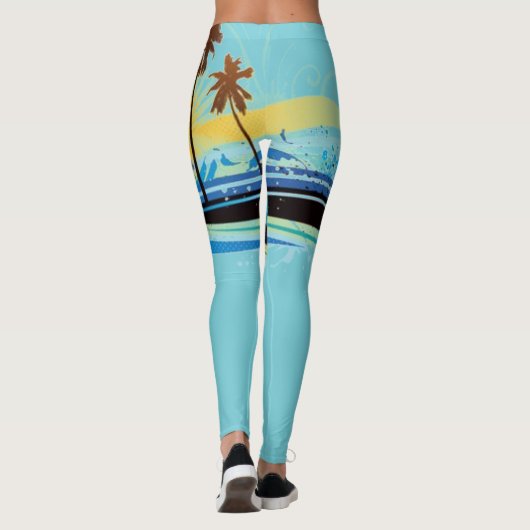 Leggings im Sommer (Rückseite)