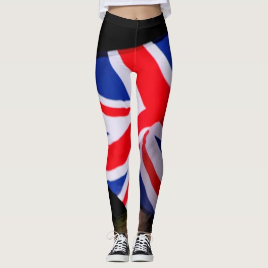 Leggings im Stil von Union Jack (Vorderseite)
