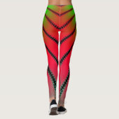 Leggings im Weltraum-Wassermelonstil (Rückseite)