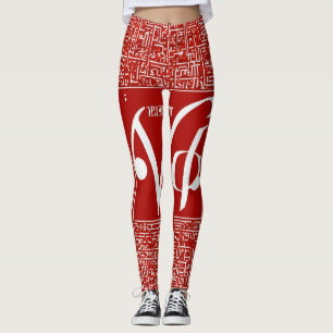 Leggings, in arabischem Alphabet gedruckt Leggings