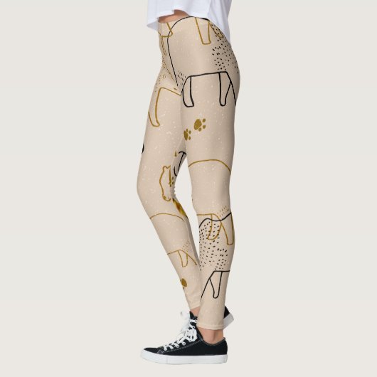 Leggings in Beige (Links)