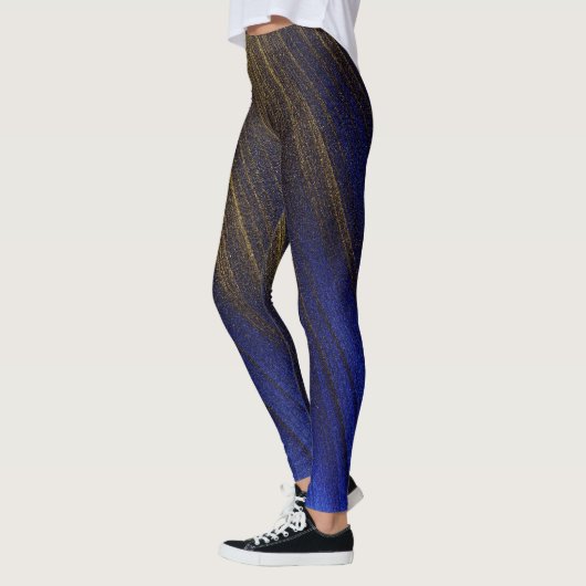 Leggings in Blau (Links)