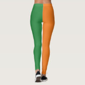 Leggings in den Flaggenfarben von Frauen in Irland (Rückseite)