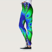 Leggings in fantastischem Stil. Crazy Farben (Links)