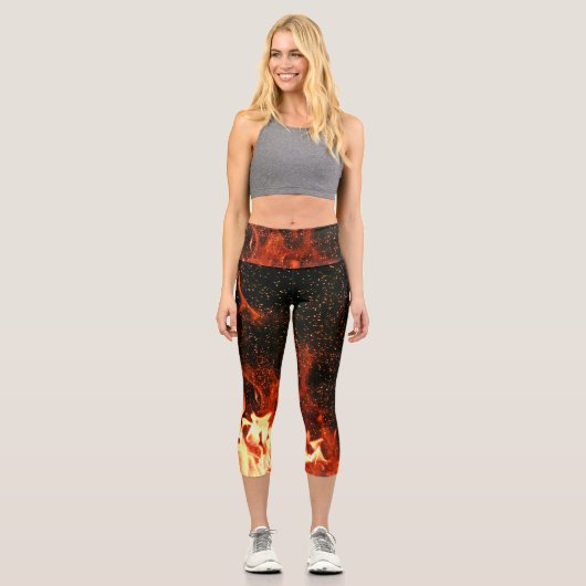 Leggings in Flammen (Vorderseite)