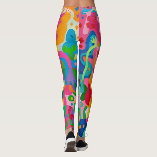 Leggings in Frauenfarben (Rückseite)