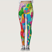 Leggings in Frauenfarben (Vorderseite)