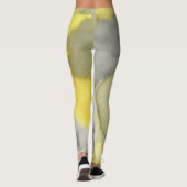 Leggings in Gelb und Grau, Krawatte (Rückseite)