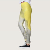 Leggings in Gelb und Grau, Krawatte (Links)