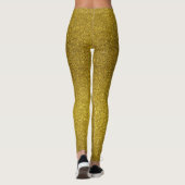 Leggings in Goldfarben (Rückseite)