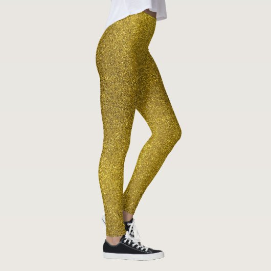 Leggings in Goldfarben (Rechts)